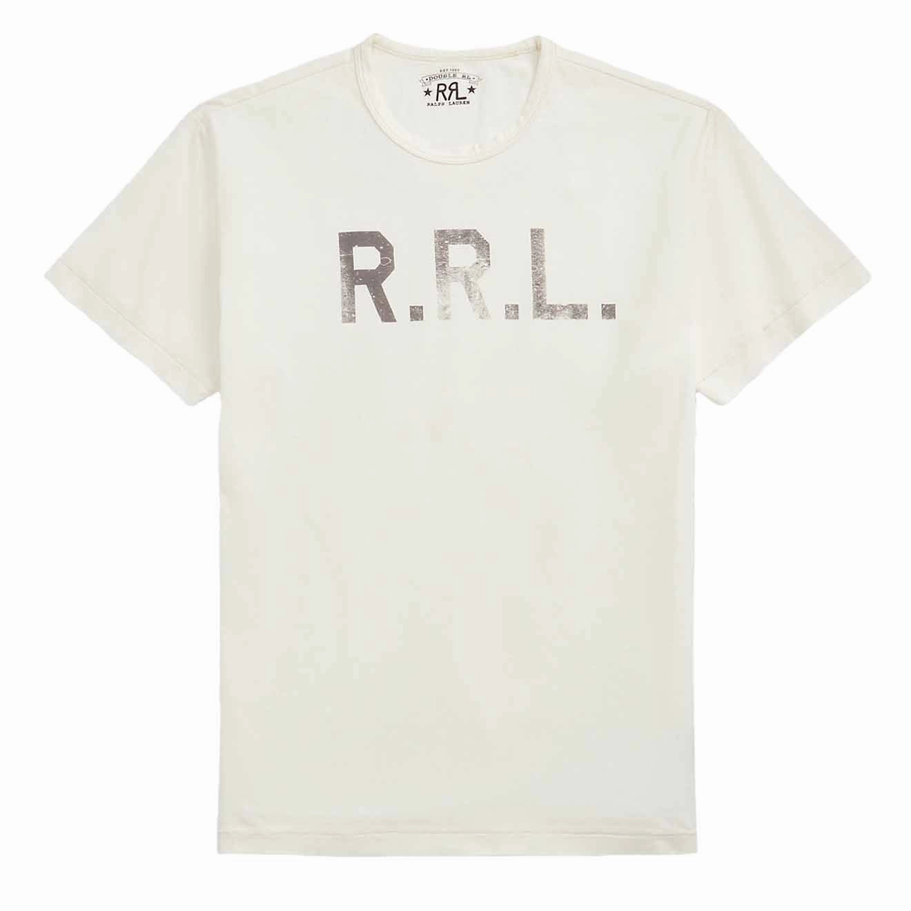 Online Exclusive Steal Rrl By Ralph Lauren Logo Jersey T-Shirt White