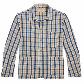 Rrl By Ralph Lauren Norfolk Long Sleeve Sport Shirt Indigo Plaid Multi Hot Offer Frenzy Mega Savings Now