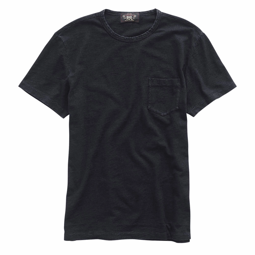 Trending Now Offer Rrl By Ralph Lauren Pocket T-Shirt Black Indigo