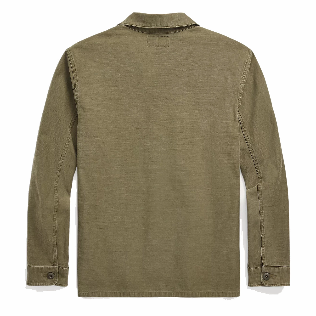 Rrl By Ralph Lauren Reverse-Sateen Overshirt Olive Dont Miss Hot Deals Dont Wait Save Today