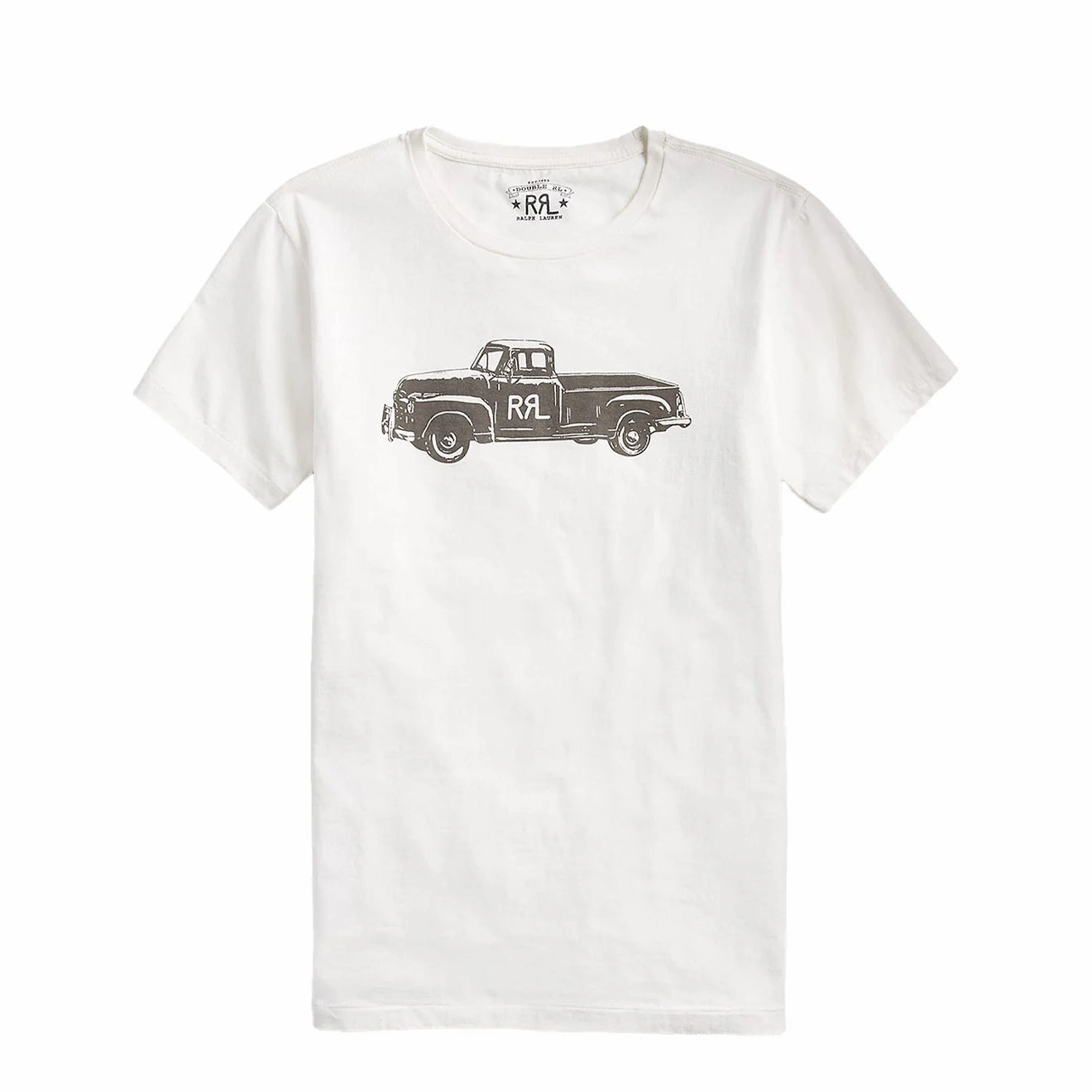 Rrl By Ralph Lauren Truck Jersey T-Shirt Paper White Clearance Event Alert Mega Discount Event
