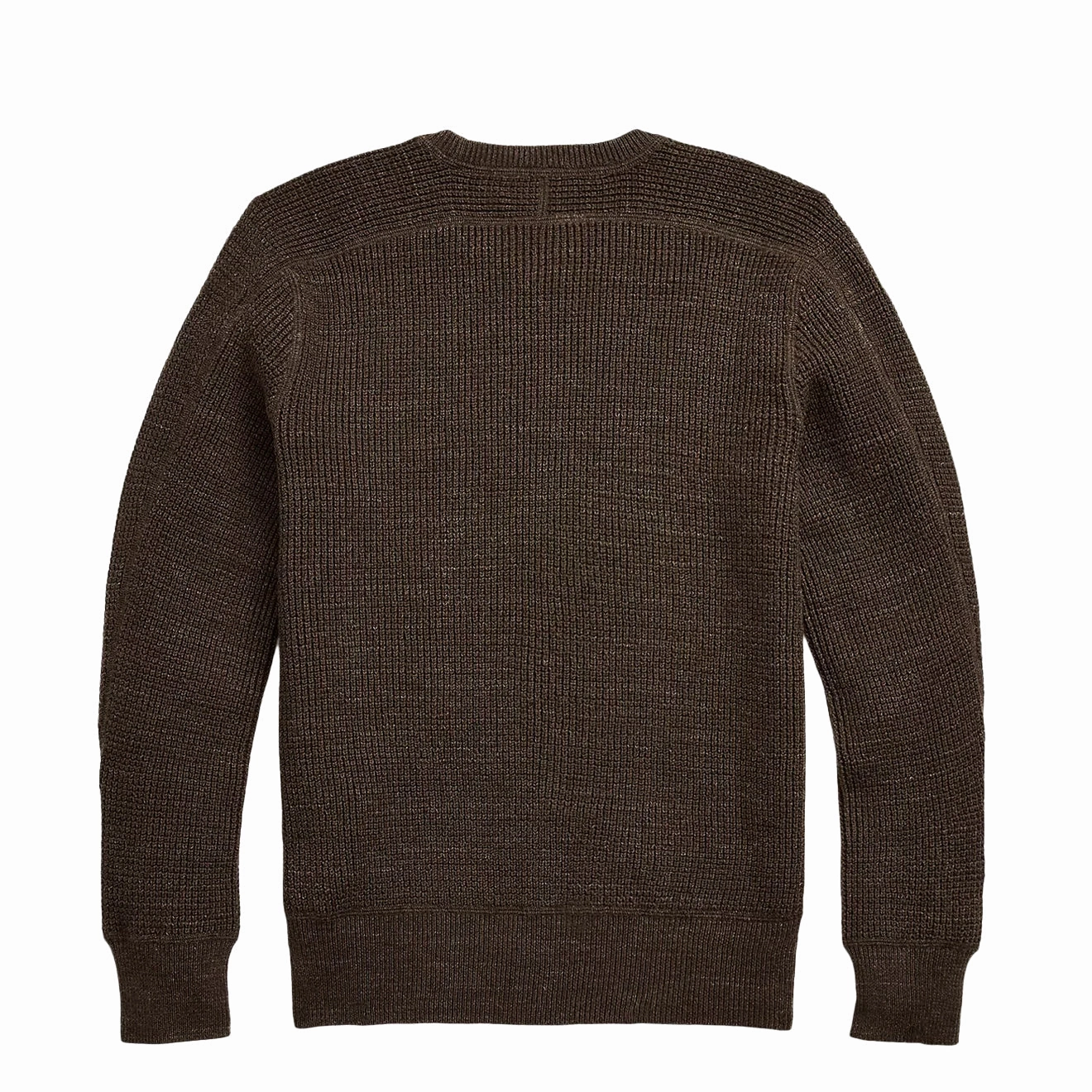 Exclusive Savings Event Daily Clearance Deal Rrl By Ralph Lauren Waffle-Knit Cotton-Wool Jumper Dark Olive Heather