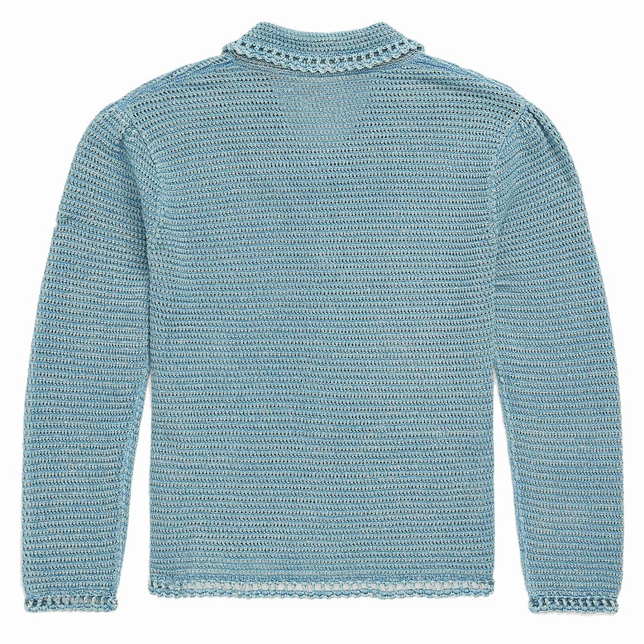 Rrl By Ralph Lauren Womens Camay Long Sleeve Cardigan Light Indigo Exclusive Hot Pick Special Price Offer