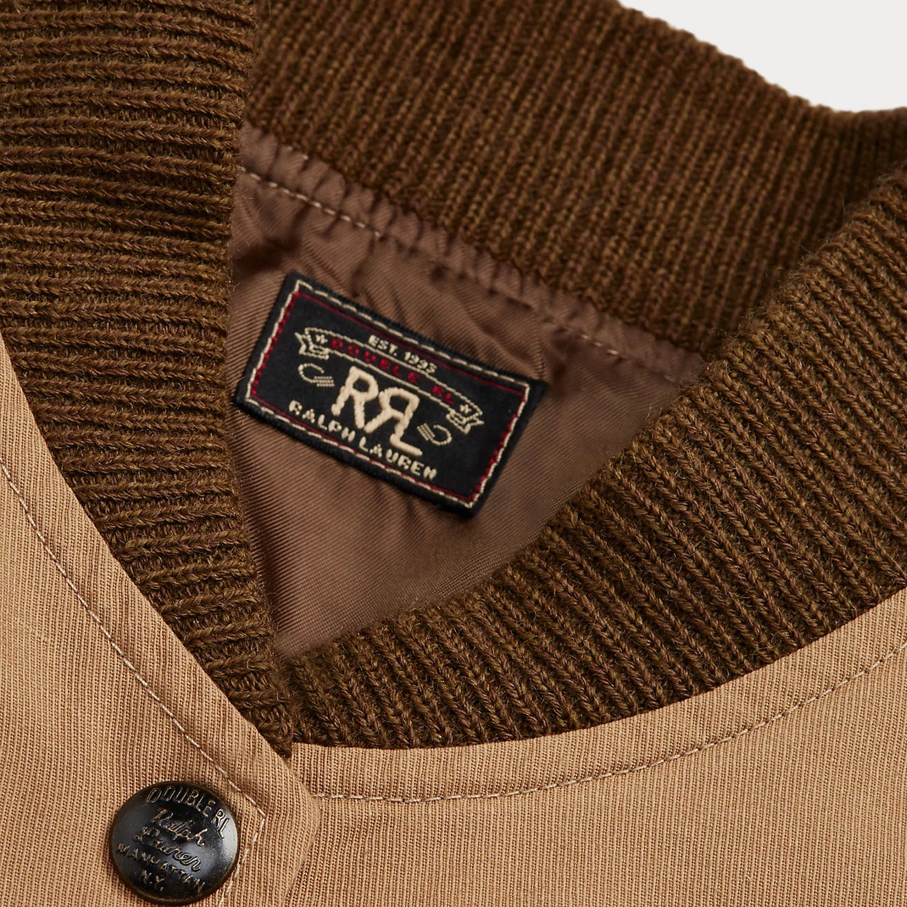 Rrl By Ralph Lauren Womens Embroidered Sateen Western Jacket Khaki Tan Steal Todays Offer