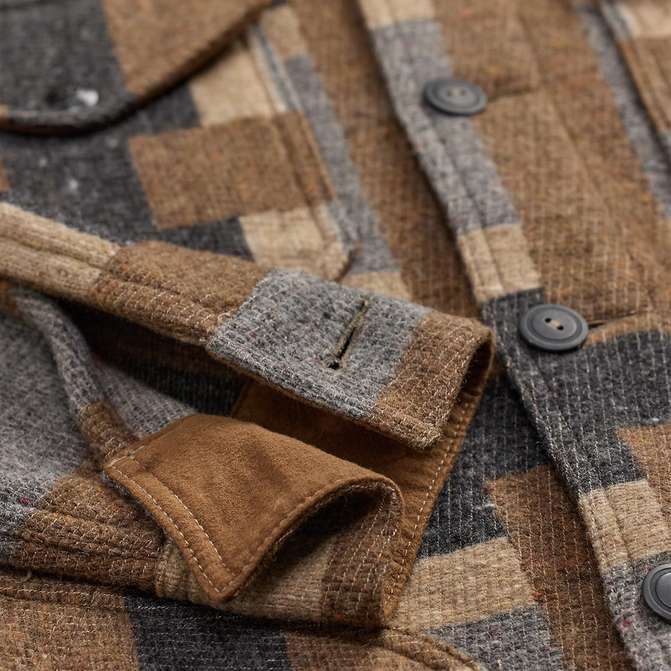 Sale Ending Soon GiftWorthy Sale Rrl By Ralph Lauren Wool Blend Jacquard Shirt Blue Multi