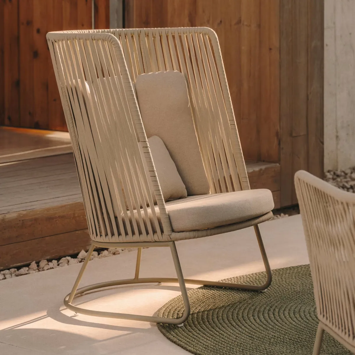 Saconca High Back Outdoor Armchair