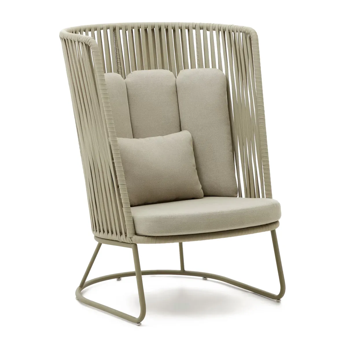 Saconca High Back Outdoor Armchair