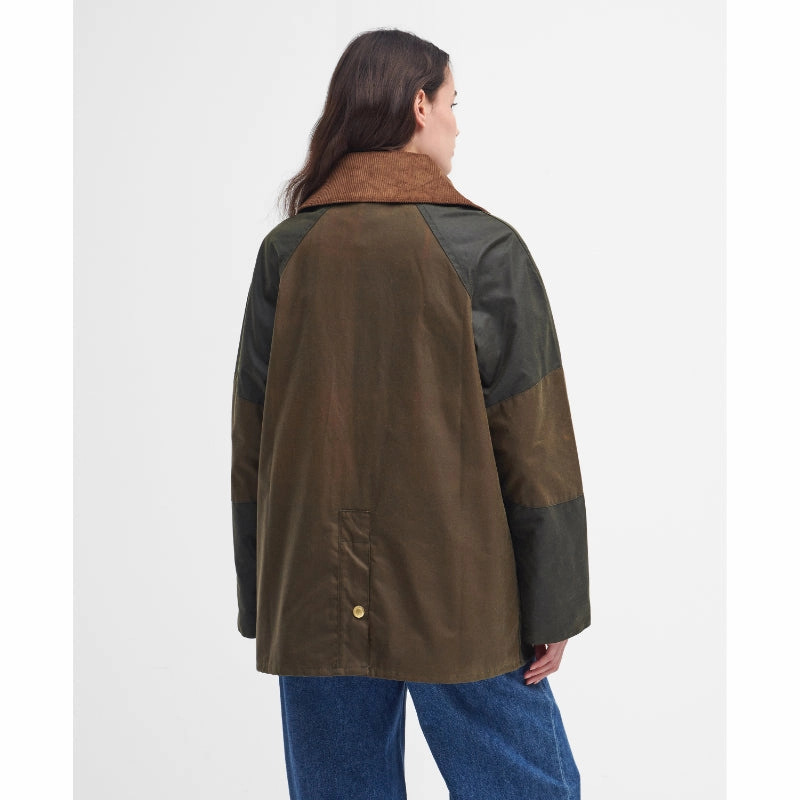 Barbour Allerston Wax Ladies Jacket - Archive Olive/Beech/Ancient Exclusive Holiday Deal Trending Savings Now