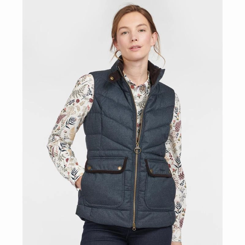 Last Chance Steal Shop Save Today Barbour Whernside Ladies Gilet - Navy