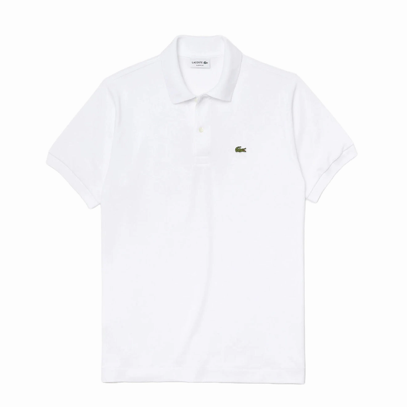 Lacoste Original L.12.12 Petit Pique Cotton Polo Shirt White Todays Special Picks