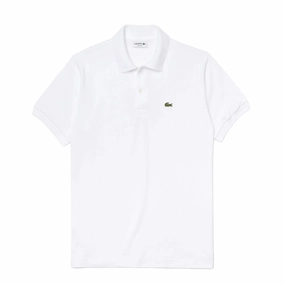 Lacoste Original L.12.12 Petit Pique Cotton Polo Shirt White Todays Special Picks