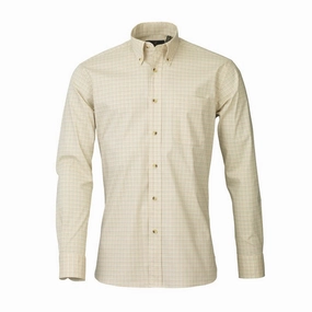 Laksen Simon Sporting Stretch Mens Shirt - Camel/Loden/Mandarin Price Drop Today Steal the Deal Now