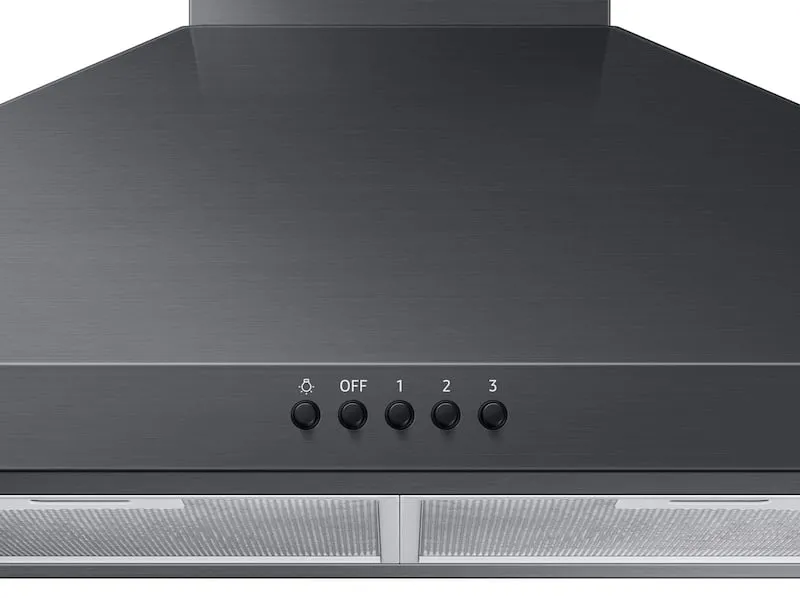 Samsung NK30R5000WG 30" Wall Mount Hood In Black Stainless Steel