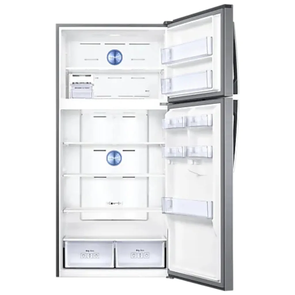 Samsung Refrigerator Top Mount Freezer A , Twin Cooling, 580Lit, Silver