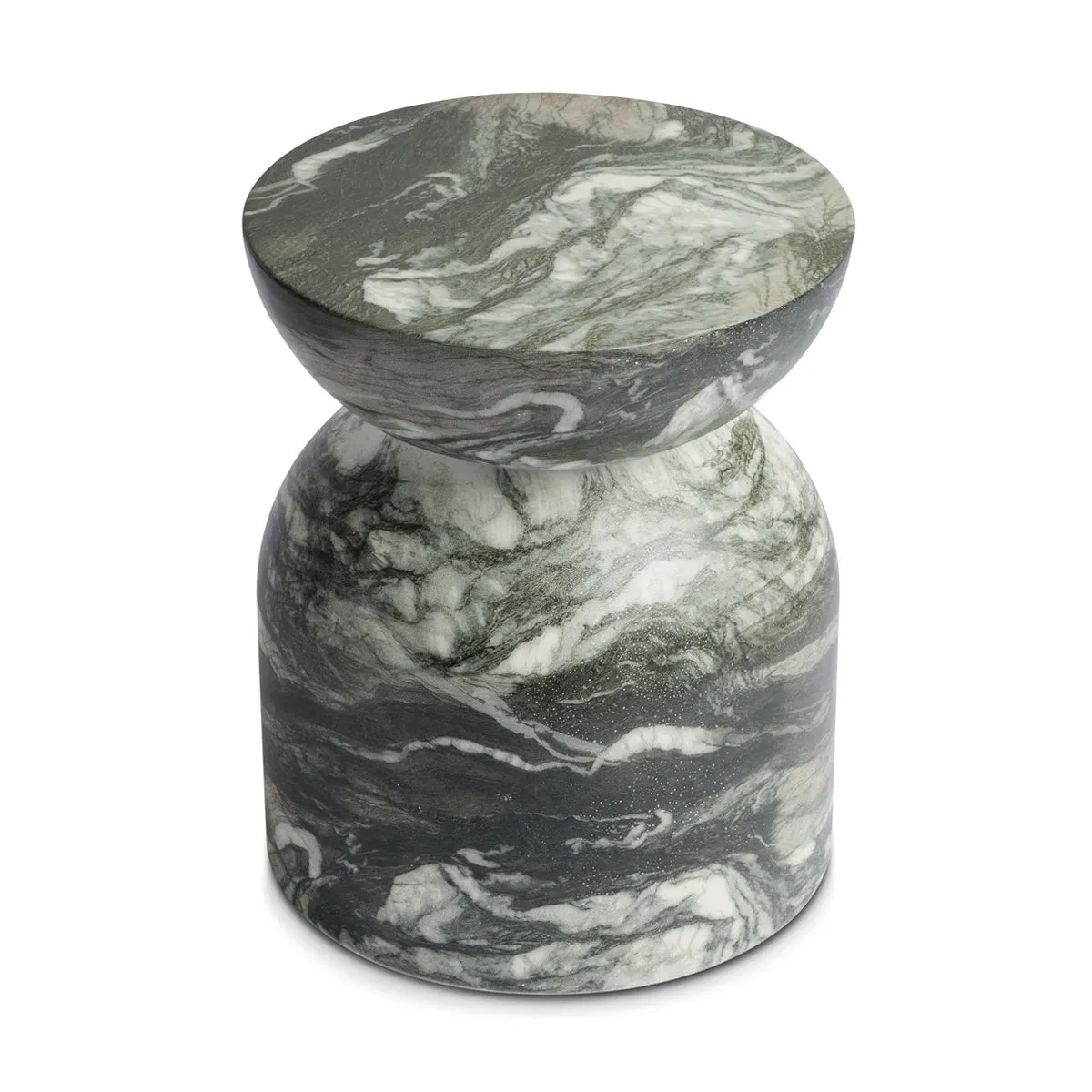 Santino Side Table (Marble Finish)