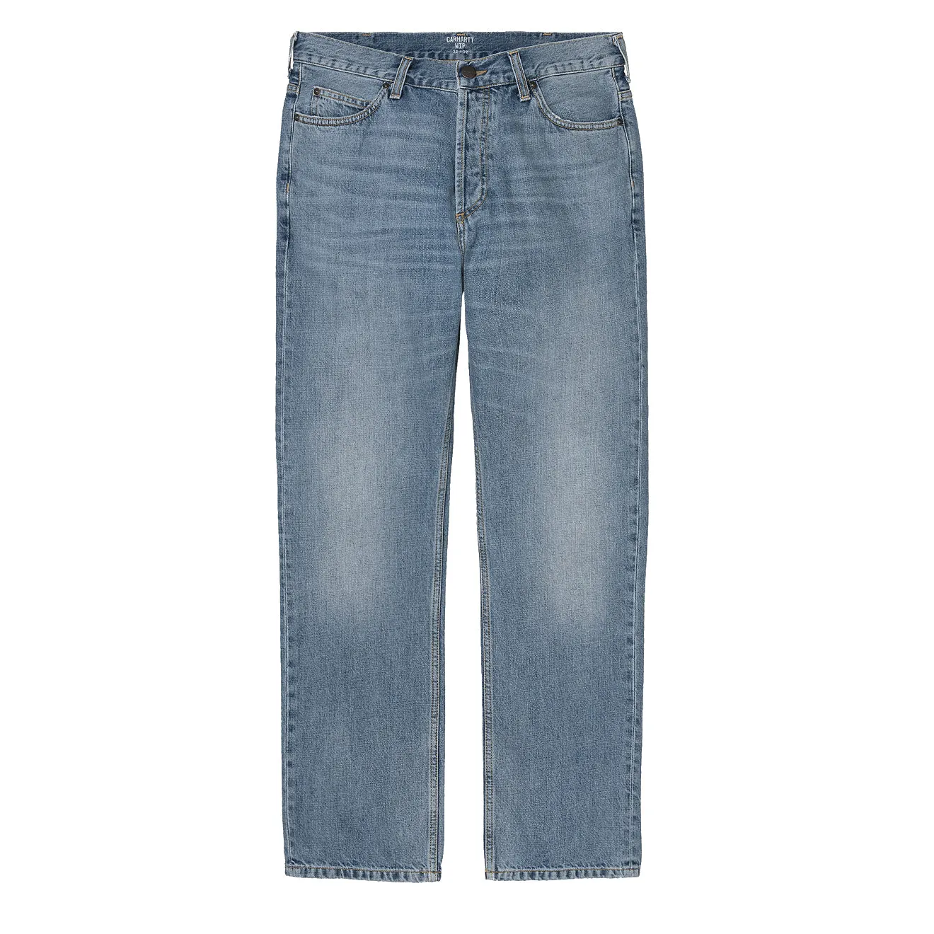 Carhartt Wip Marlow Pant Blue Worn Bleached Regular Leg Today Only Hot Sale Grab Your Savings