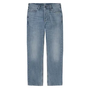 Carhartt Wip Marlow Pant Blue Worn Bleached Regular Leg Today Only Hot Sale Grab Your Savings