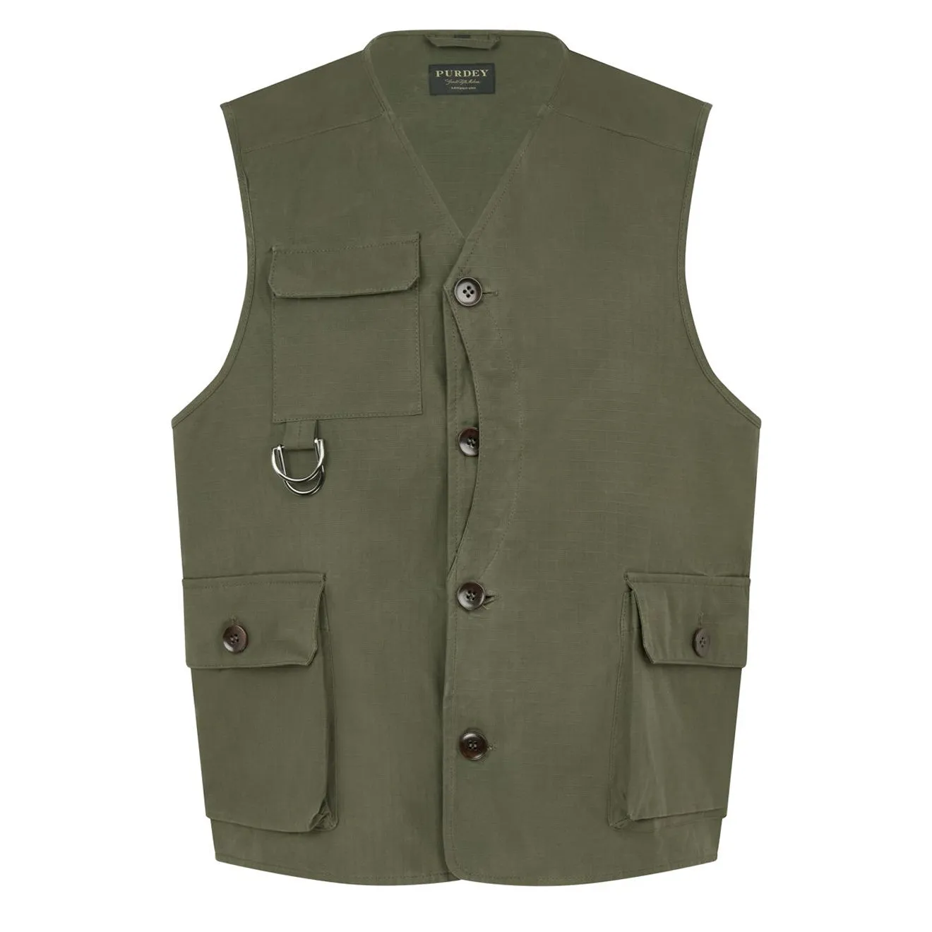 Daily Clearance Deal Todays Hot Savings James Purdey Utility Pocketed Vest Green