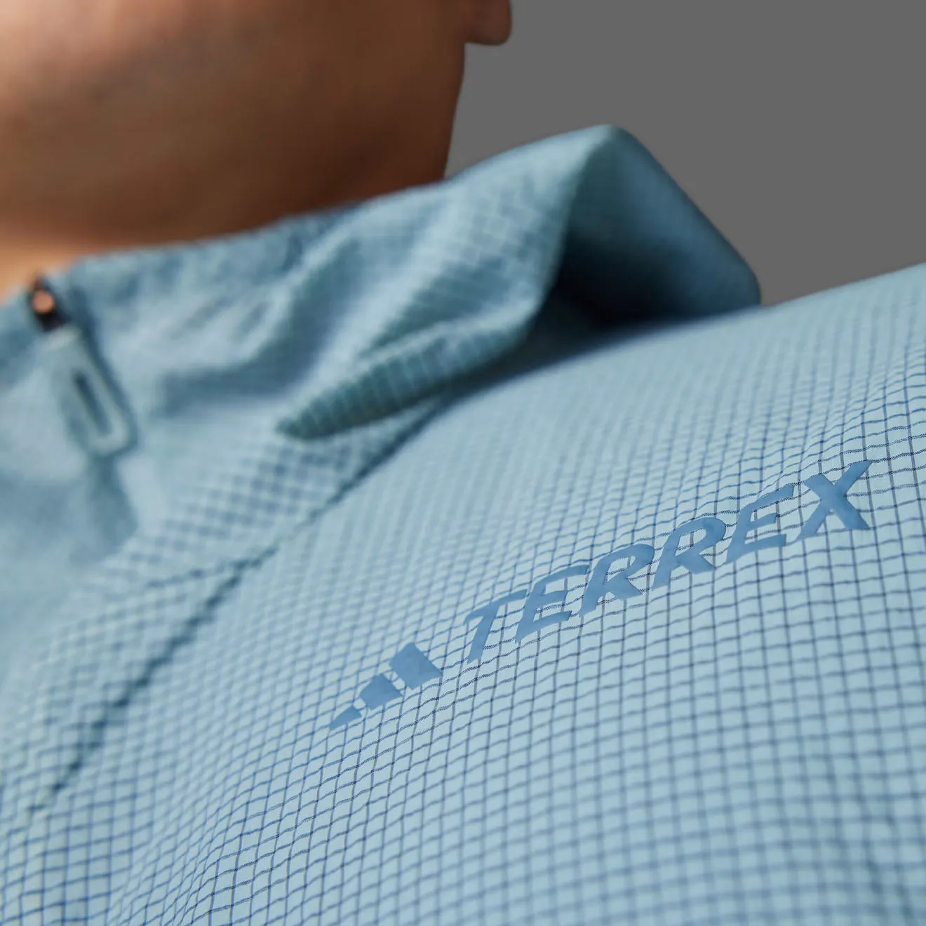 Adidas Terrex Xpl Jacket Wind Blue / Grey Flash Discount Today