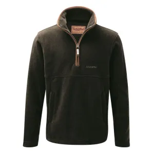 Schoffel Berkeley Mens 1/4 Zip Fleece - Dark Olive Trending Now Offer Surprise Discount Today