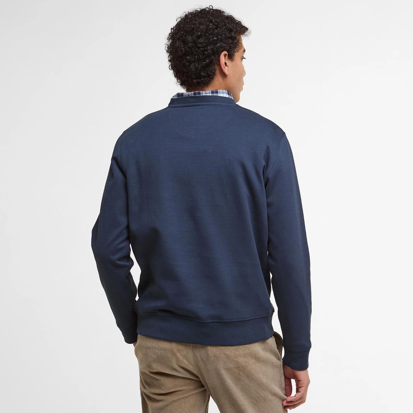 Barbour Lambeth Interlock Sweatshirt Navy Hot Pick Sale