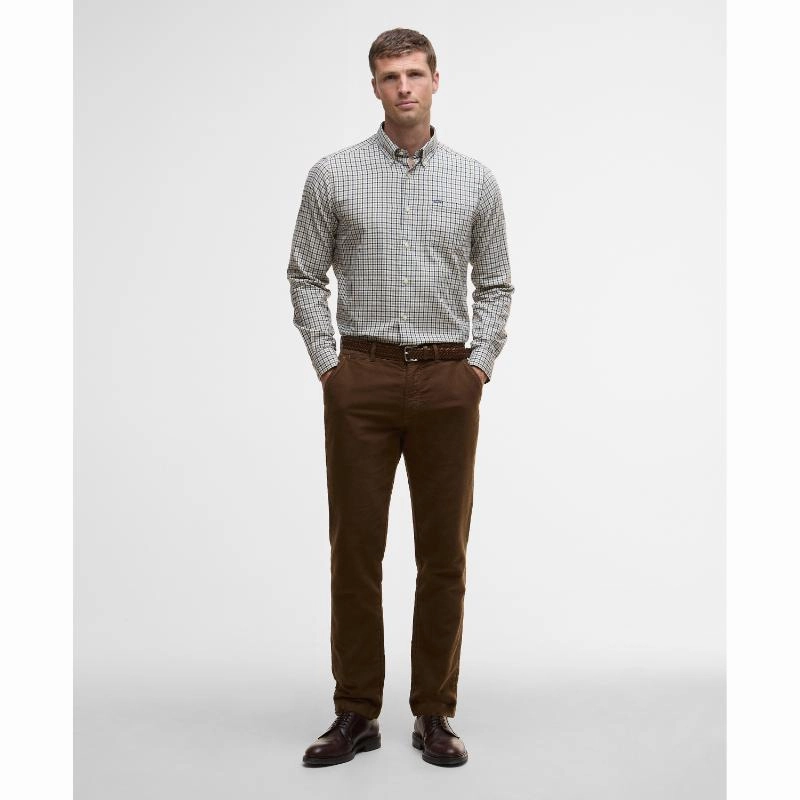 Barbour Padshaw Tailored Mens Shirt - Washed Stone Hot Pick Deal Daily Deal Frenzy