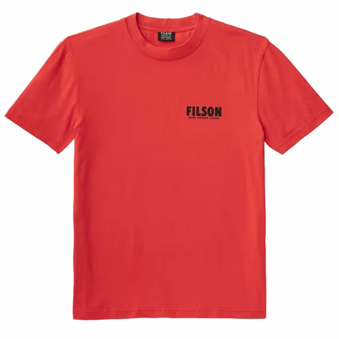 Filson S/S Lightweight Outfitter T-Shirt Red Weekend Specials Clearance Event Alert