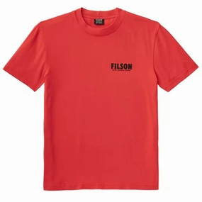 Shop Save Today Today Only Steal Filson S/S Lightweight Outfitter T-Shirt Red