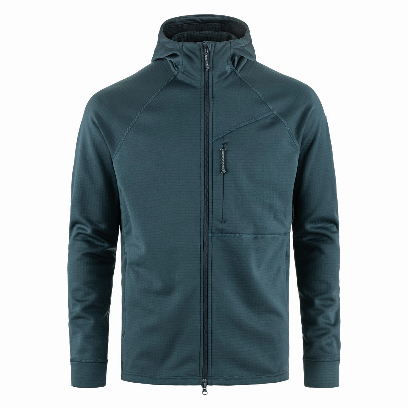 Fjallraven Abisko Grid Fleece Hoodie Mountain Blue Hot Offer Inside Hot Deal Alert