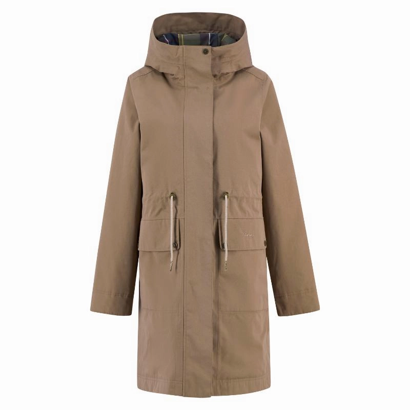 Barbour Bowlees Waterproof Ladies Jacket - Military Brown Limited Time Offer Dont Wait Save
