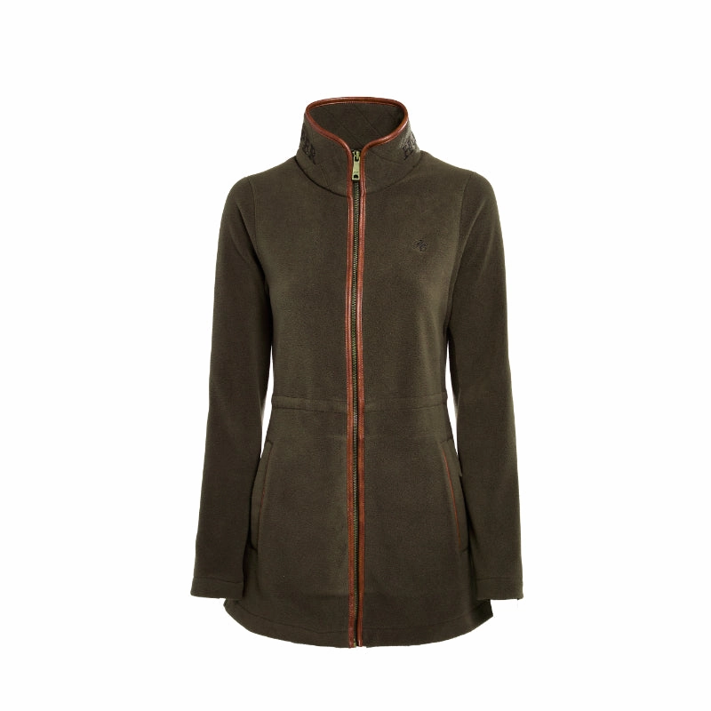 Hot Sale Frenzy Hot Pick Online Holland Cooper Country Longline Ladies Fleece Jacket - Khaki