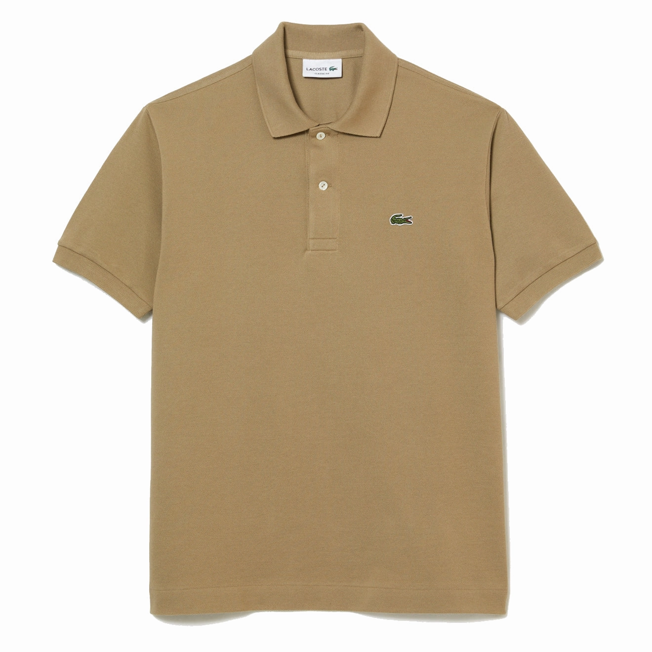 Clearance Alert Now Steal the Deal Now Lacoste Original S/S L.12.12 Petit Pique Cotton Polo Shirt Beige