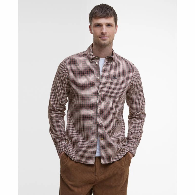 Barbour Padshaw Tailored Mens Shirt - Ecru Daily Clearance Deal Dont Miss This Deal