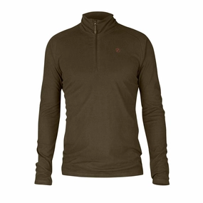 Trending Now Offer Fjallraven Pine Half Zip Microfleece Dark Olive