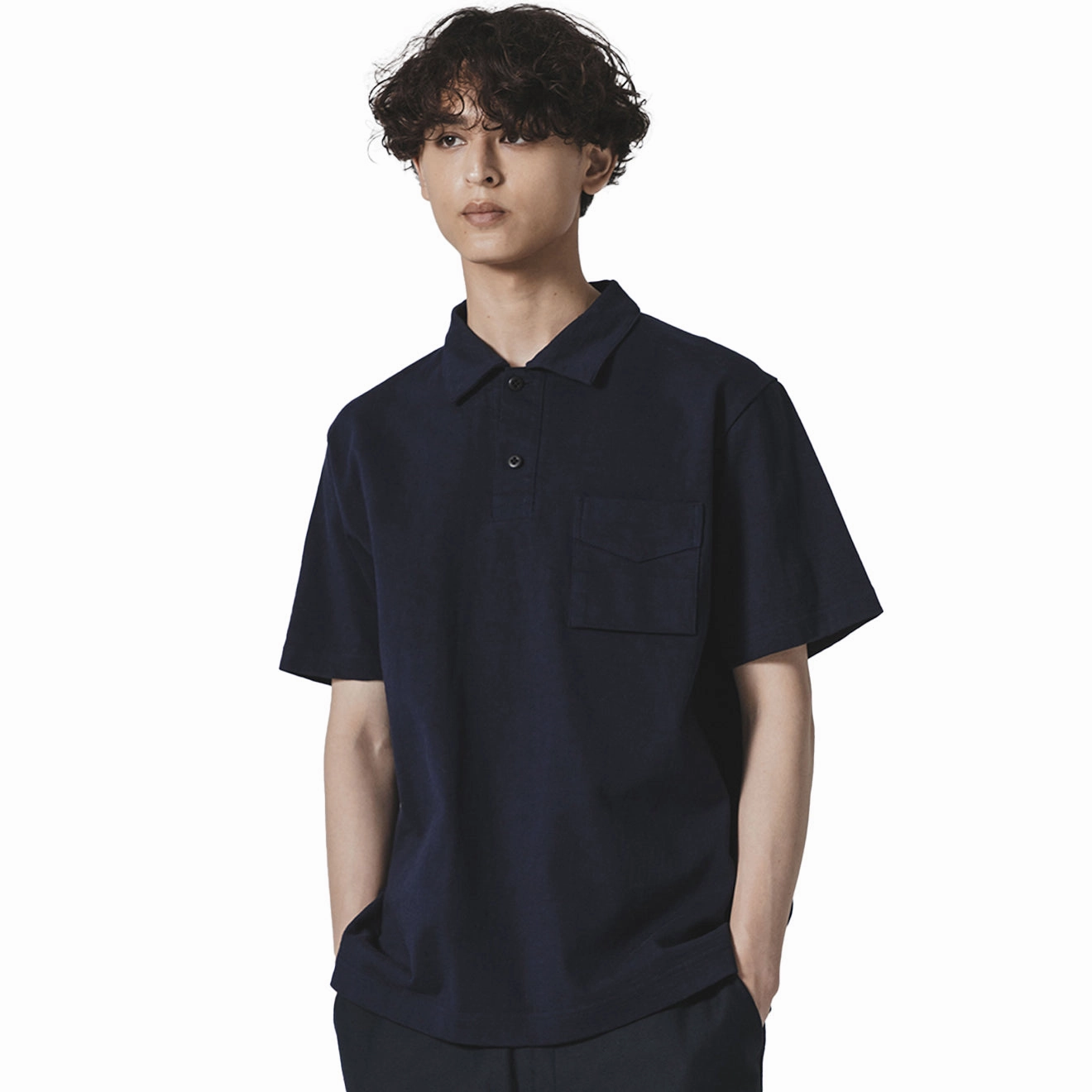 Jackman Dotsume Pocket Polo Navy Clearance Event Today Today Only Savings