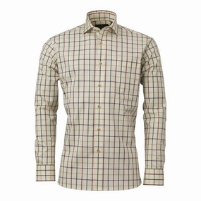 Price Drop Alert Laksen Mike Mens Shooting Shirt - Old Red/Olive/Heather/Sand