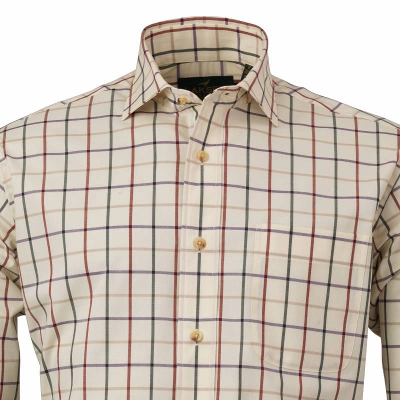 Laksen Mike Mens Shooting Shirt - Old Red/Olive/Heather/Sand Best Deal Today
