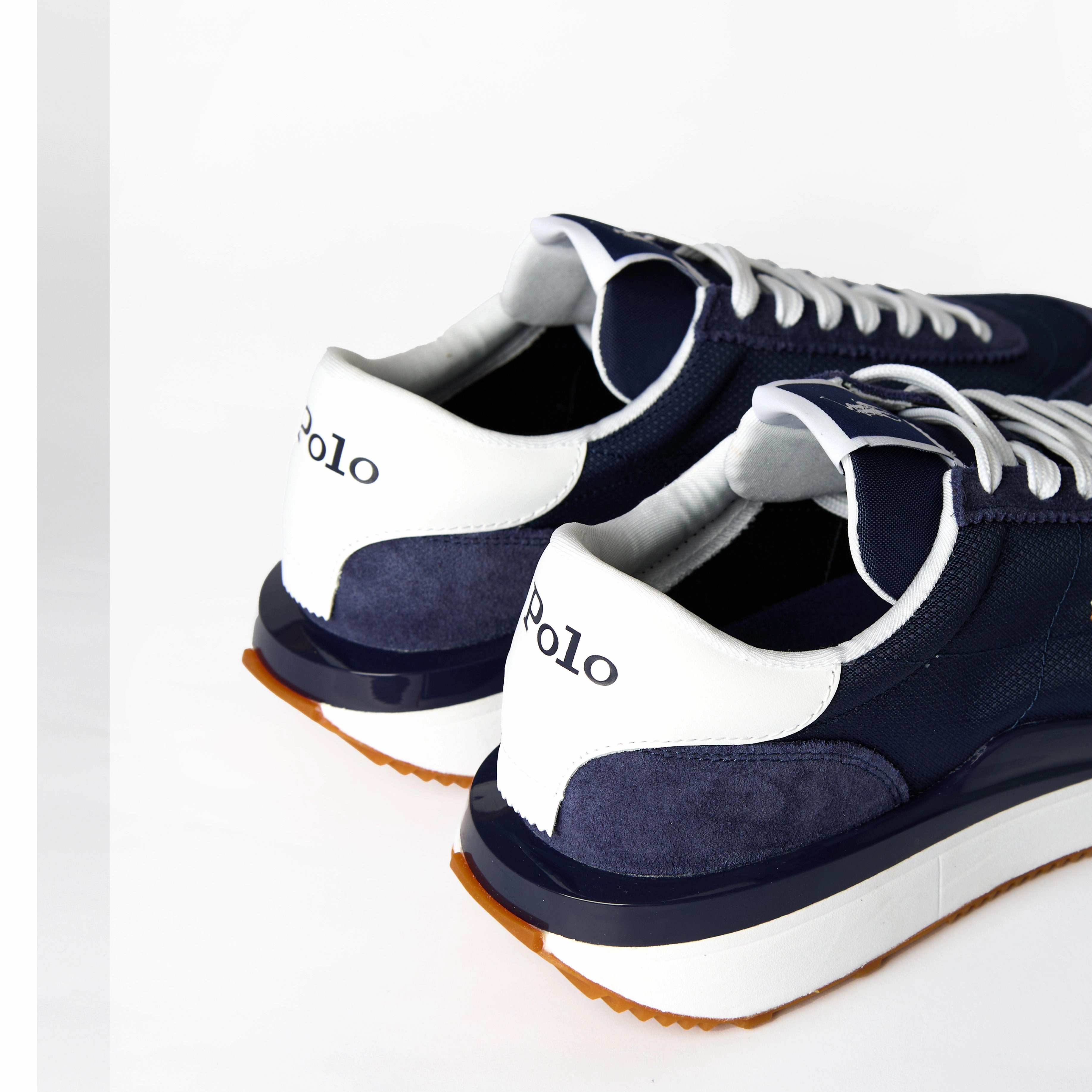Last Chance Offer Special Deals Online Polo Ralph Lauren Train 89 Suede / Oxford Trainer Navy / Multi Pp