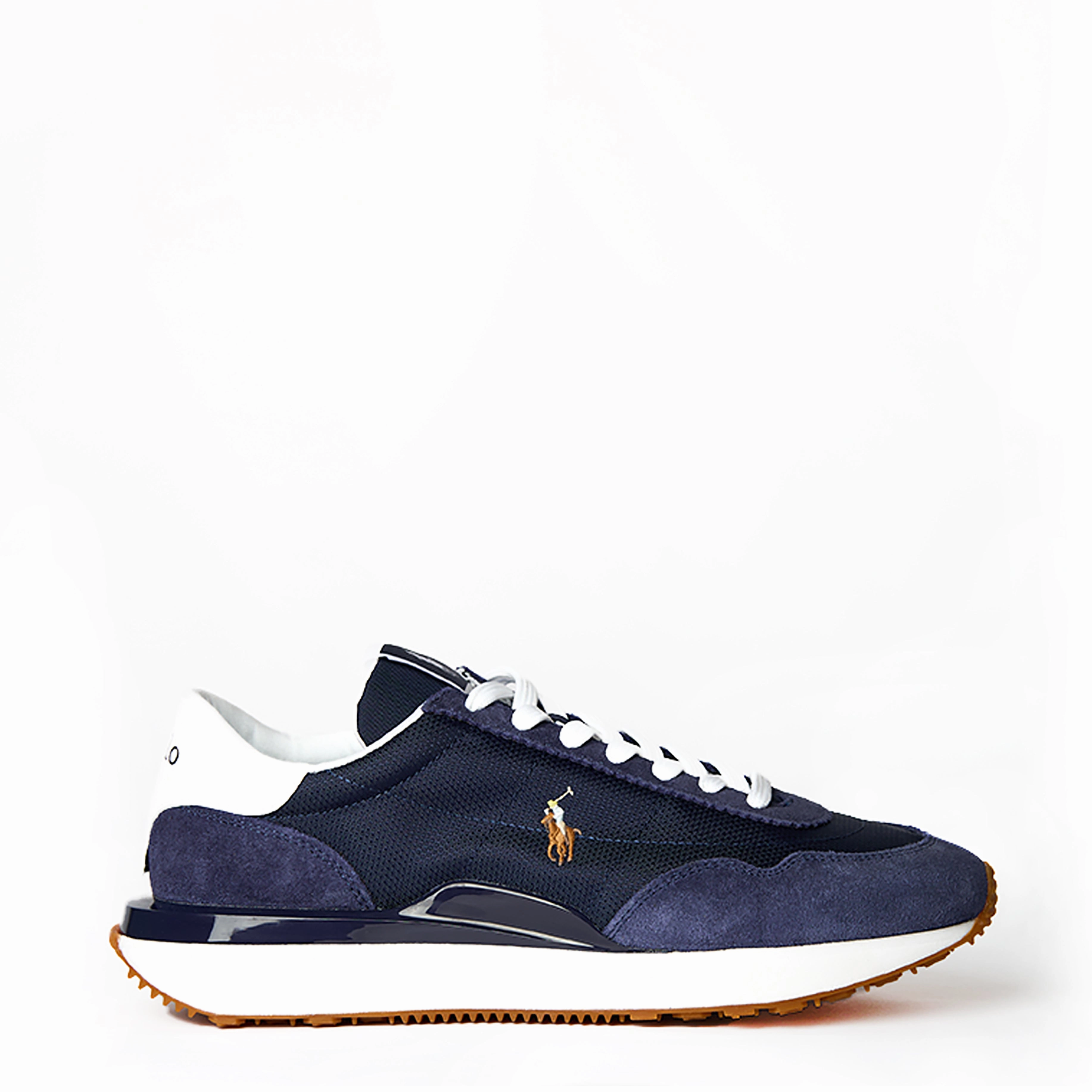 Today Only Discount Hot Pick of the Day Polo Ralph Lauren Train 89 Suede / Oxford Trainer Navy / Multi Pp