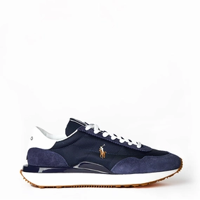 Today Only Discount Hot Pick of the Day Polo Ralph Lauren Train 89 Suede / Oxford Trainer Navy / Multi Pp