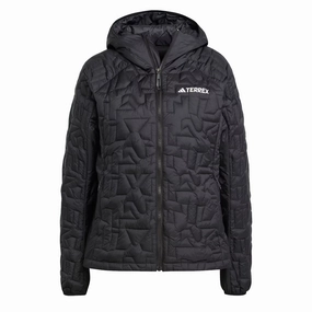 Adidas Terrex Womens Terrex Xperior Primaloft Loose Fill Insulated Hooded Jacket Black Dont Miss Hot Deals