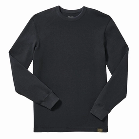 Mega Sale Now Filson Waffle Knit Thermal Crew Neck L/S Top Navy