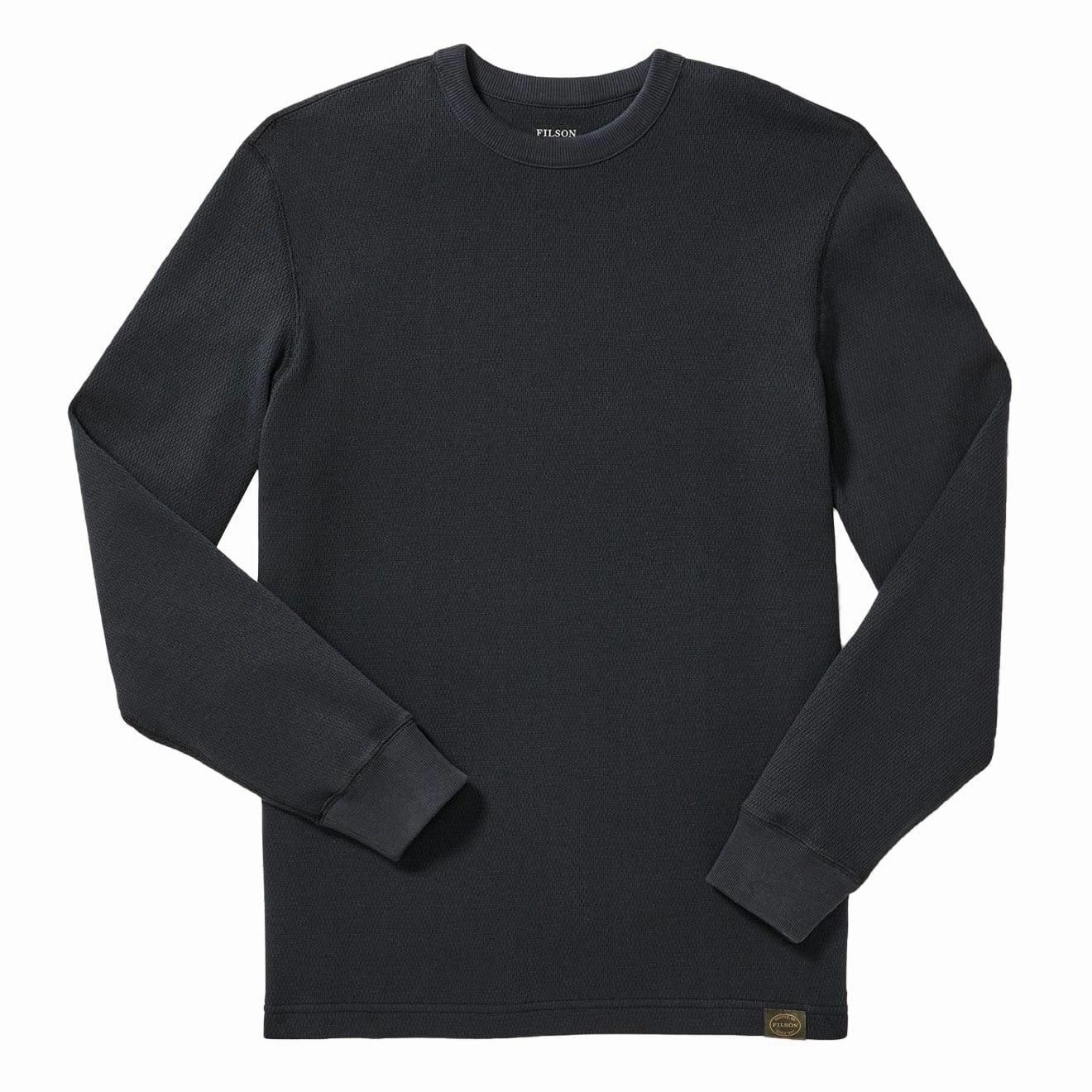 Filson Waffle Knit Thermal Crew Neck L/S Top Navy Hot Price Drop Clearance Sale Now