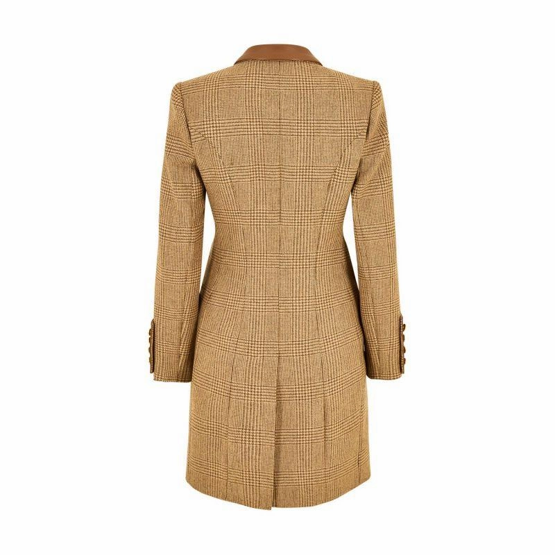 Clearance Event Today Trending Hot Picks Holland Cooper Kempton Ladies Tweed Coat - Tawny