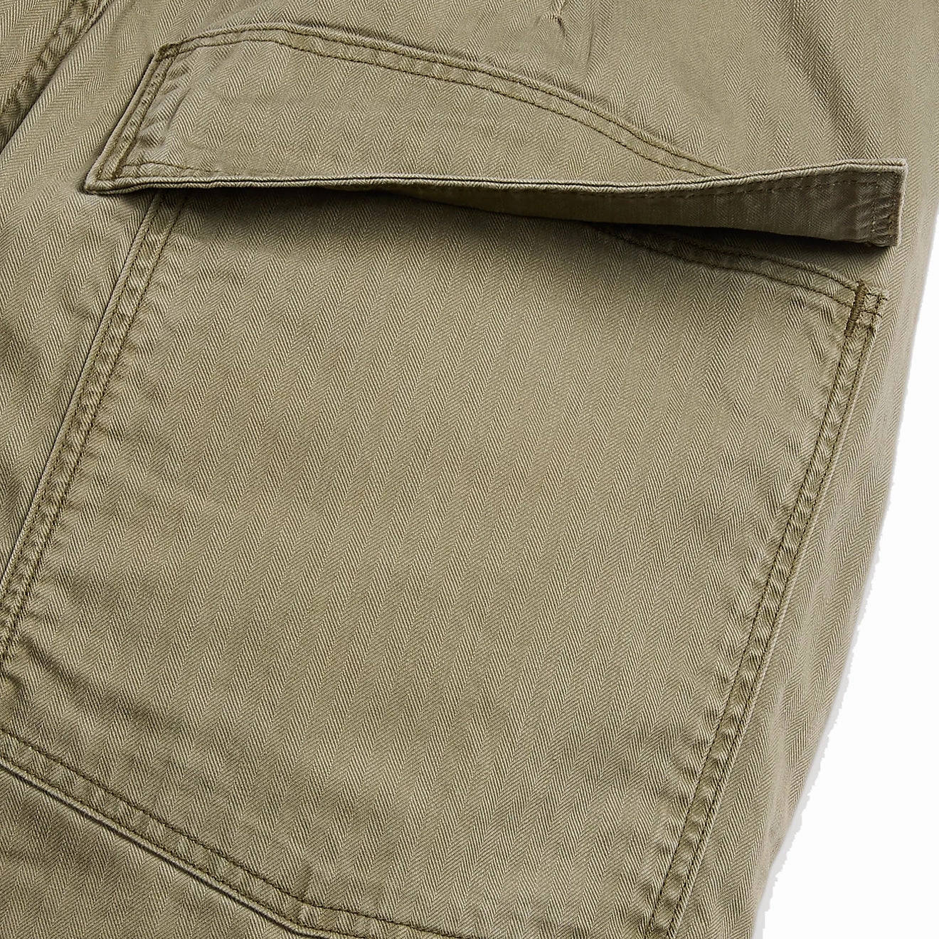 MustHave Clearance Rrl By Ralph Lauren Womens Herrinbone Twill Cargo Trouser Faded Olive
