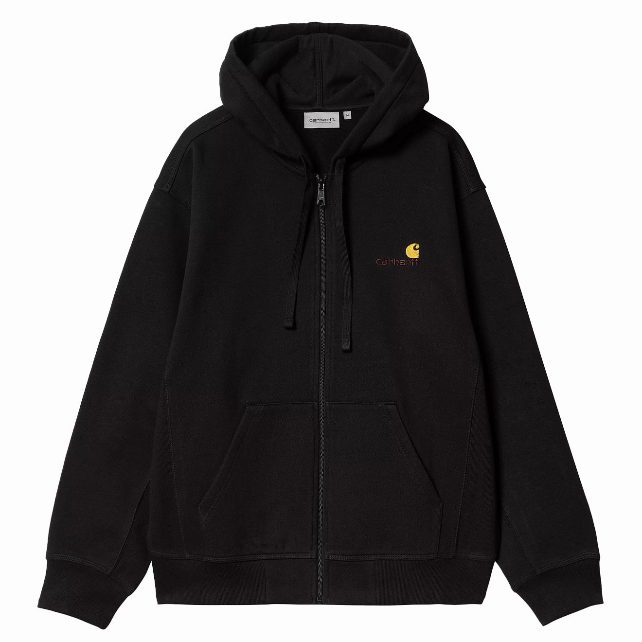 Carhartt Wip Hooded American Script Jacket Black Last Chance Offer Mega Sale Now