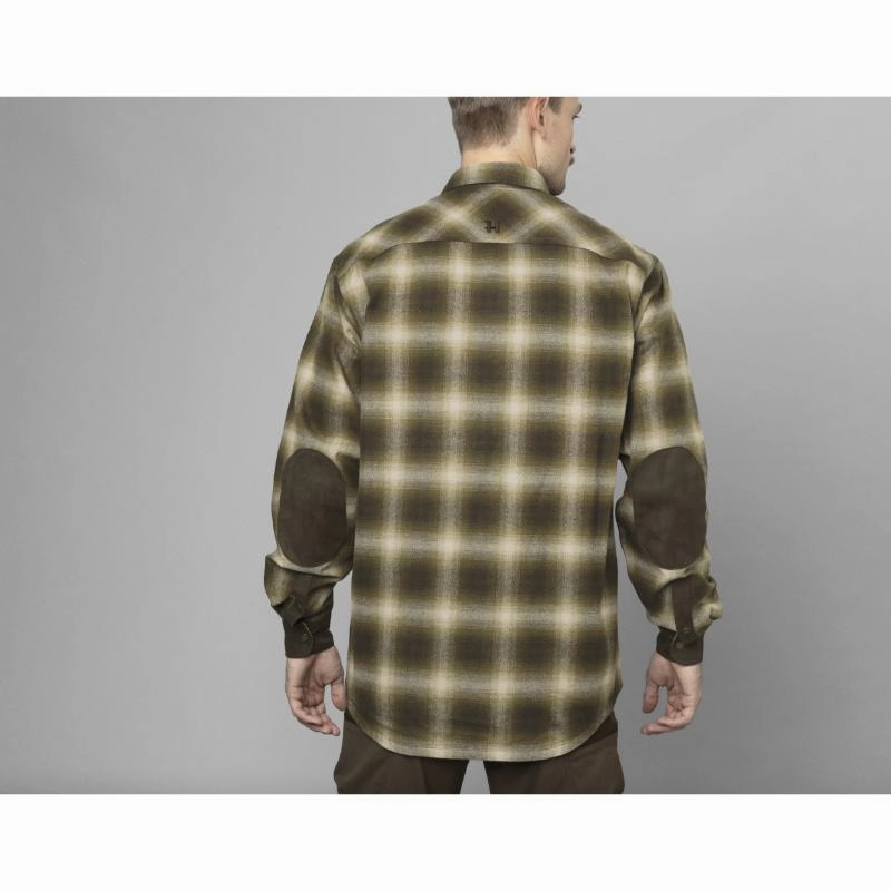 Harkila Folke Mens Shirt Jacket - Willow Green Price Drop Today
