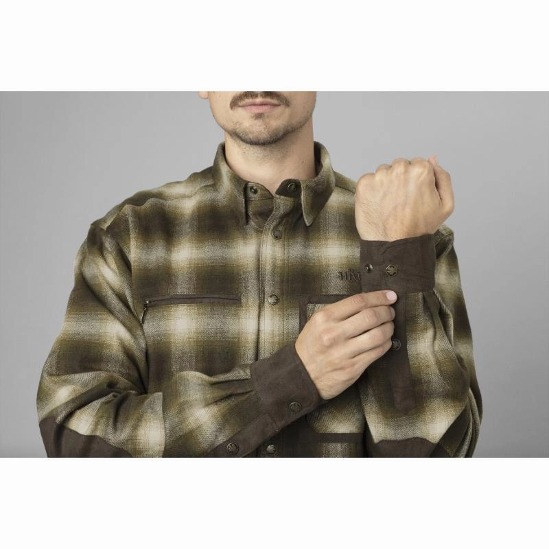 Harkila Folke Mens Shirt Jacket - Willow Green Clearance Event Today Clearance Alert Now