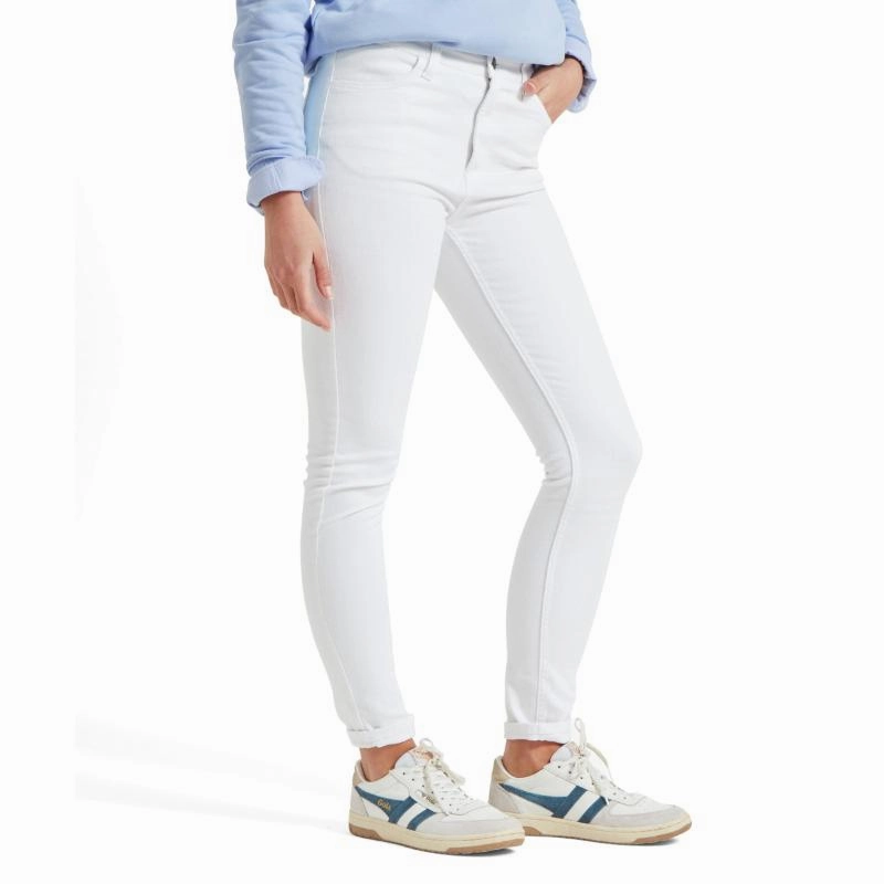 MustShop Sale Save Today Only Schoffel Poppy Ladies Jean - White