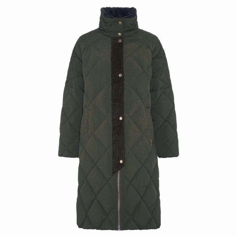 Hot Deal Alert Mega Savings Now Barbour Bearnie Puffer Ladies Quilt Jacket - Olive/Ancient